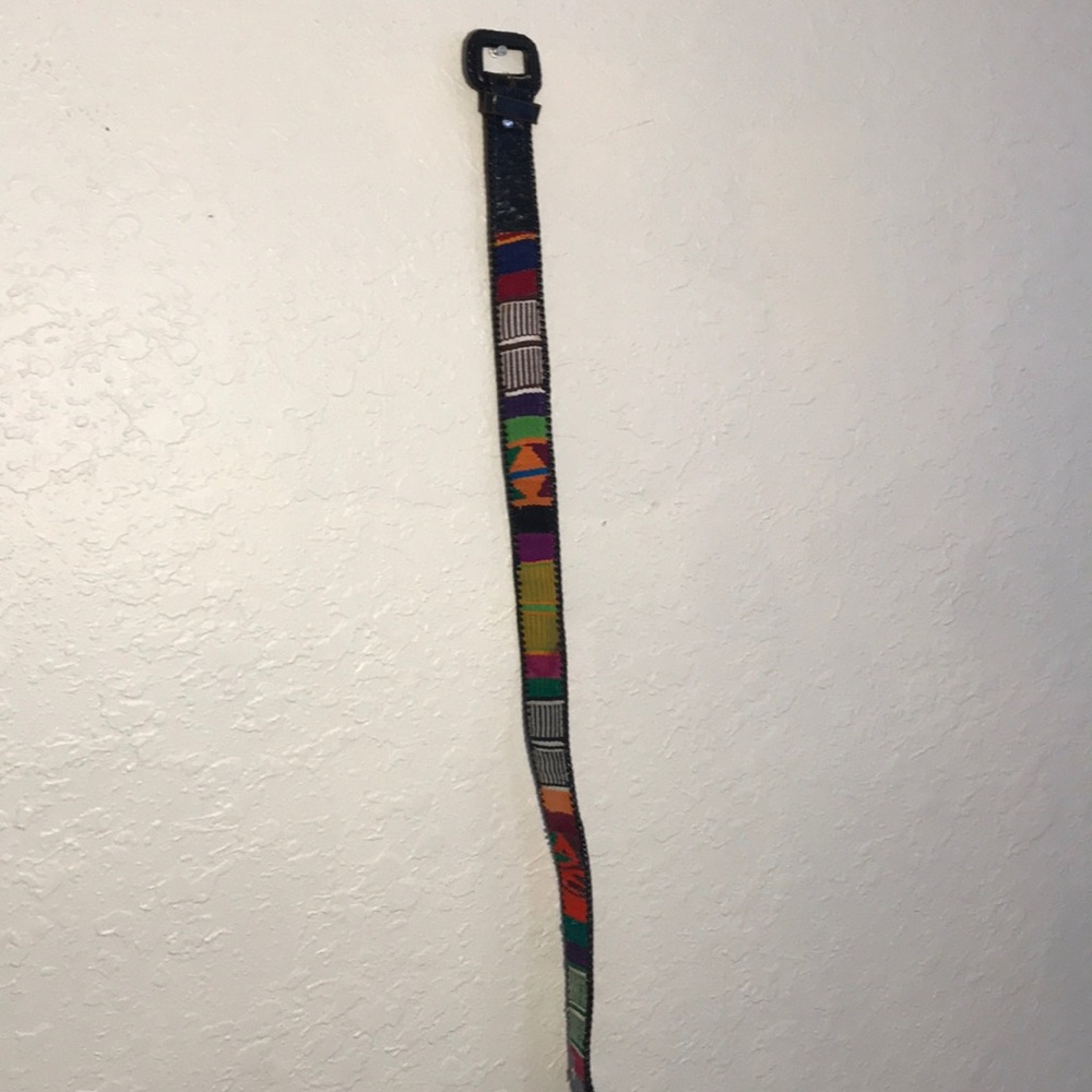 Vintage belt with thread detailing